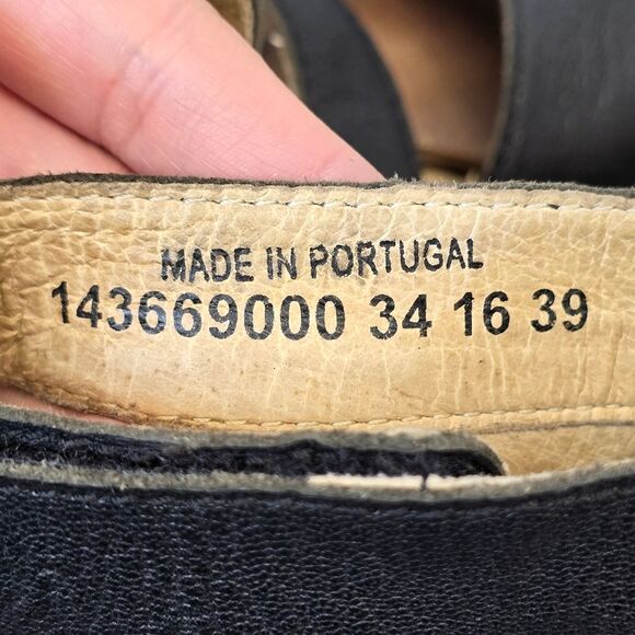 Fly London Women's Wedgefly Black Leather Platform Sandals EU 39 - Picture 13 of 16